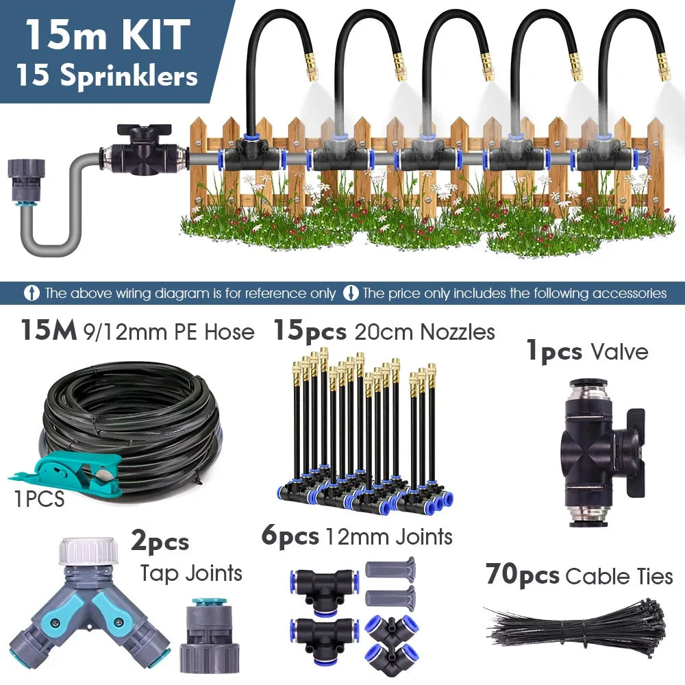 Misting Kits for Landscaped Spaces